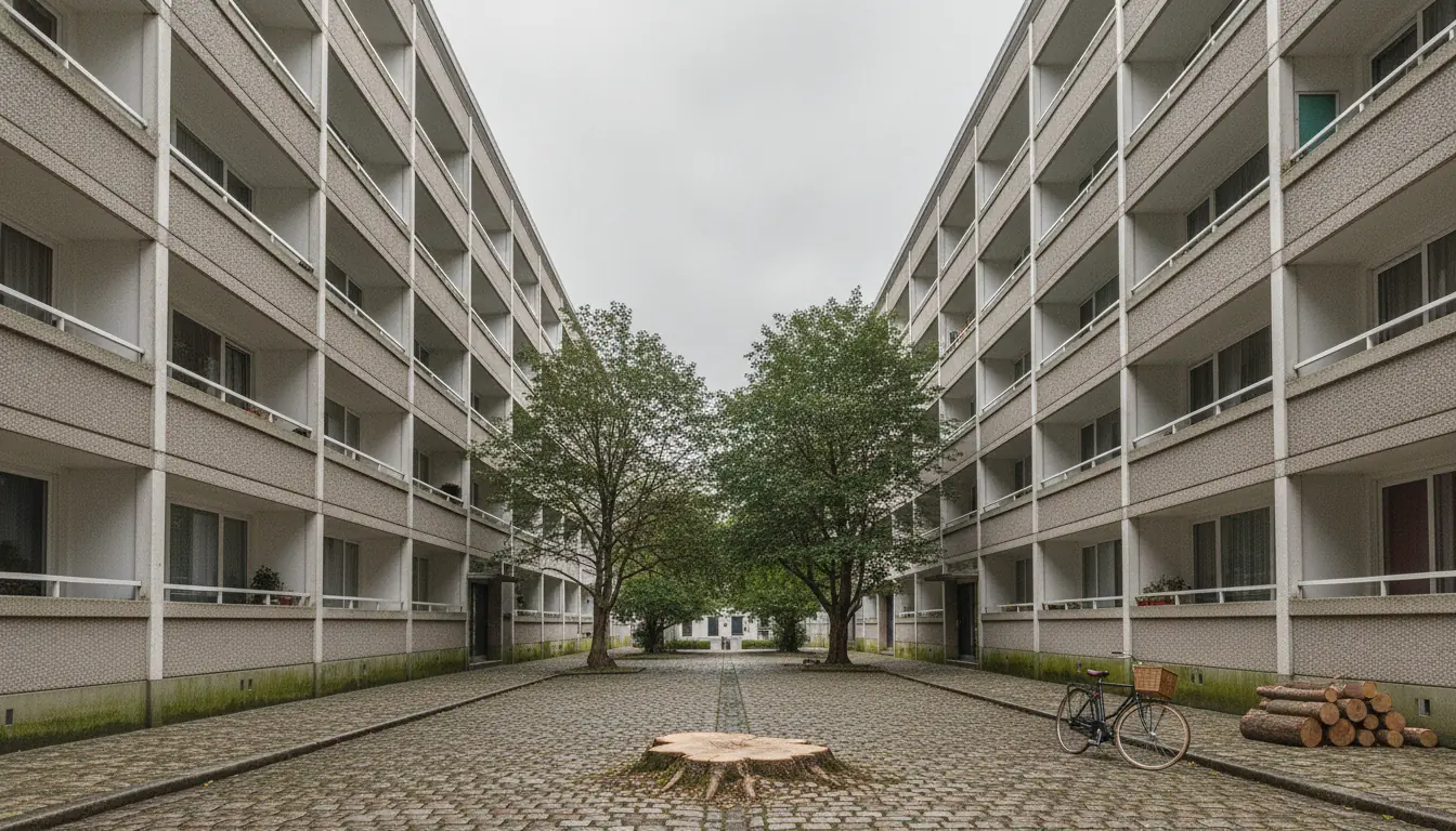 Passage dégagé après démontage en accès contraint au Havre